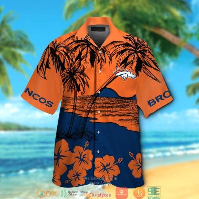 Denver Broncos Coconut Island Orange Hawaiian Shirt, Short - Hot Sale 2025
