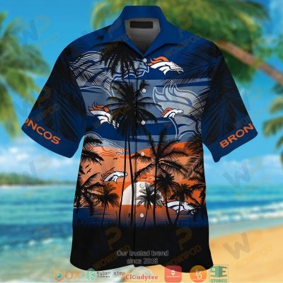 Denver Broncos Coconut Island Sunset Hawaiian Shirt, Short - Hot Sale 2025