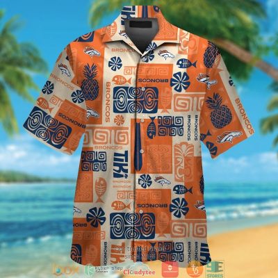Denver Broncos Fish Pineapple Pattern Hawaiian Shirt, Short - Hot Sale 2025
