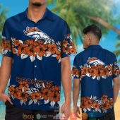 Denver Broncos Hibiscus Flower Line Hawaiian Shirt Short 1 768x768 1.jpg - demo10