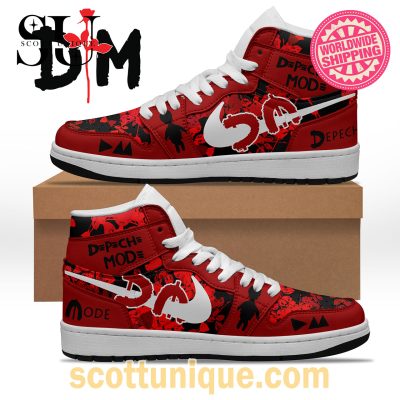 Depeche Mode Nike Air Jordan 1 High Top Sneaker -Soulcals.com