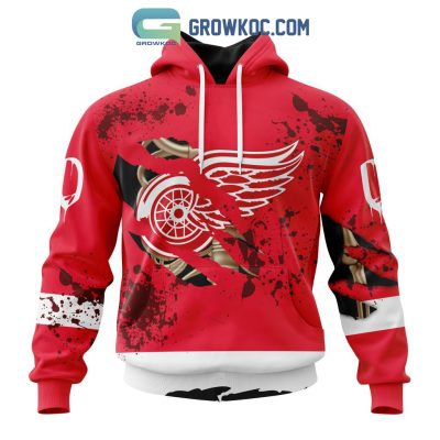 Detroit Red Wings NHL Special Design Jersey With Your Ribs For Halloween Hoodie T Shirt