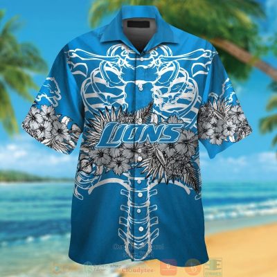 Detroit Lions Hibiscus Hawaii Shirt, Shorts - Hot Sale 2025