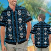 Detroit Lions Sugar Skull Black Blue Hawaiian Shirt And Shorts 1 768x768 1.jpg - demo10