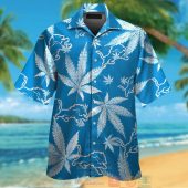 Detroit Lions Weed Blue Hawaiian Shirt And Shorts.jpg - demo10