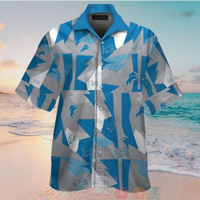 Detroit Lions Logo Hawaiian Shirt And Shorts - Hot Sale 2025