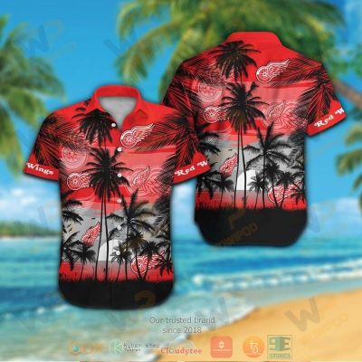 Detroit Red Wings Hawaiian Shirt And Shorts - Hot Sale 2025