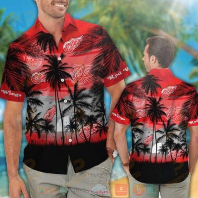 Detroit Red Wings Hawaiian Shirt And Shorts - Hot Sale 2025