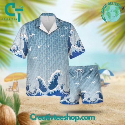 Dior "The Sea Waves" Summer 2024 Hawaiian Set - Teesmith