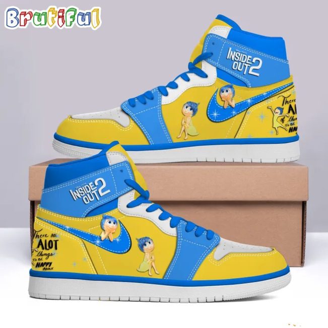 Disney Inside Out 2 2024 HappyAir Jordan 1 Hightop Shoes