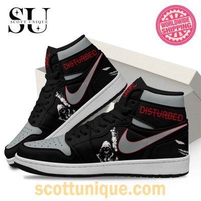 Disturbed Band Nike Air Jordan 1 High Top Sneaker -Soulcals.com