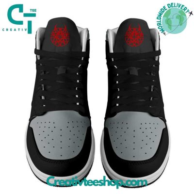 Disturbed Dark Air Jordan 1 Sneaker - soulcals.com