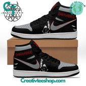 Disturbed Dark Air Jordan 1 Sneaker - demo10