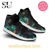 Disturbed Skull Fire Black Nike Air Jordan 1 High Top Sneakers1.jpg - demo10