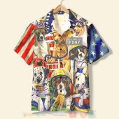 Dog With Fire Equipment Hawaiian Shirt Short.jpg - demo10