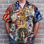 Dog With Fire Equipment Hawaiian Shirt Short 1 768x768 1.jpg - demo10