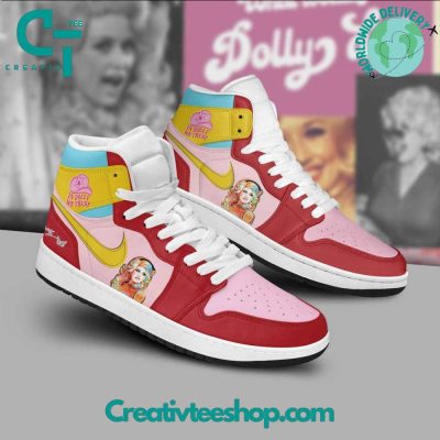 Dolly Parton "In Dolly We Trust" Air Jordan 1 Sneaker - soulcals.com