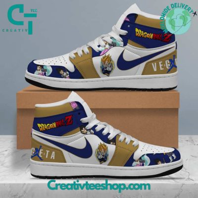 Dragon Ball Z Vegeta Air Jordan 1 Sneaker - soulcals.com