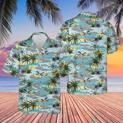 Duke Class Type 23 Frigate Hawaiian Shirt, Short - Hot Sale 2025