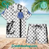 EPL Everton FC Louis Vuitton Paris Hawaiian Set - Teesmith