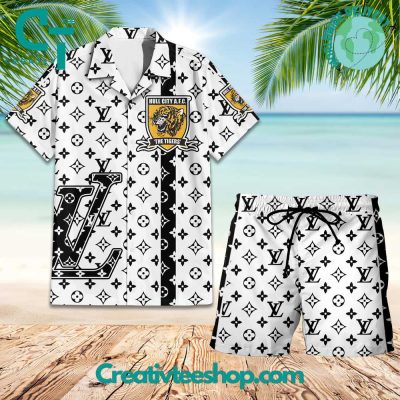 EPL Hull City Louis Vuitton Paris Hawaiian Set - Teesmith