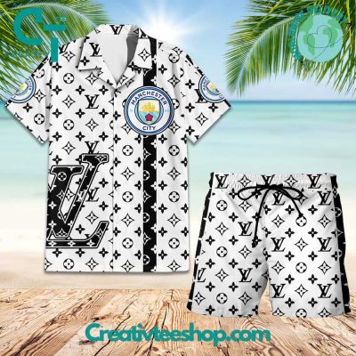 EPL Manchester city Louis Vuitton Paris Hawaiian Set - Teesmith