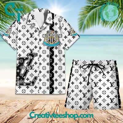EPL Newcastle FC Louis Vuitton Paris Hawaiian Set - Teesmith