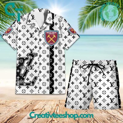 EPL West Ham Louis Vuitton Paris Hawaiian Set - Teesmith