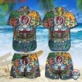 Eui3ygeg T260422 22xxxnfl Tampa Bay Buccaneers Grateful Dead Bears Hawaiian Shirt And Shorts 3.jpg - demo10