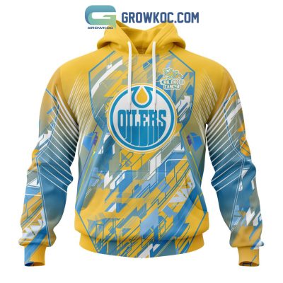 Edmonton Oilers NHL Fearless Against Childhood Cancers Hoodie T Shirt