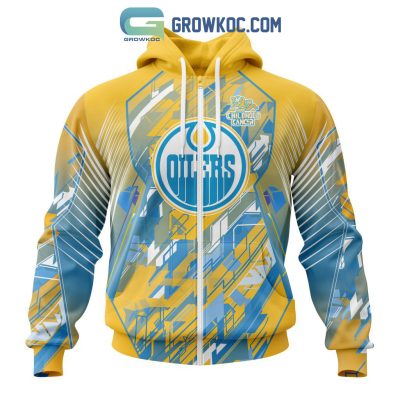 Edmonton Oilers NHL Fearless Against Childhood Cancers Hoodie T Shirt