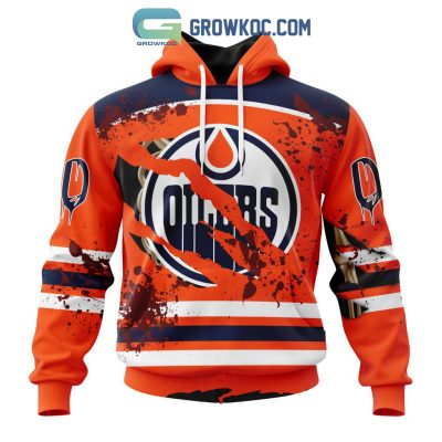 Edmonton Oilers NHL Special Design Jersey With Your Ribs For Halloween Hoodie T Shirt