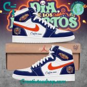 Edmonton Oilers Our Inaugural Dia De Los Muertos Air Jordan 1 Sneaker - demo10