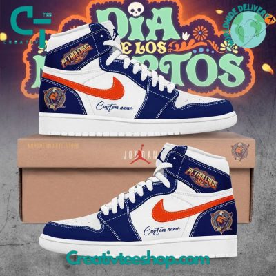 Edmonton Oilers Our inaugural Dia de los Muertos Air Jordan 1 Sneaker - soulcals.com