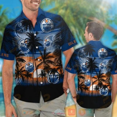 Edmonton Oilers Hawaiian Shirt And Shorts - Hot Sale 2025