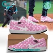 Elly De La Cruz Pink Louis Vuitton Air Jordan 1 Sneaker - demo10
