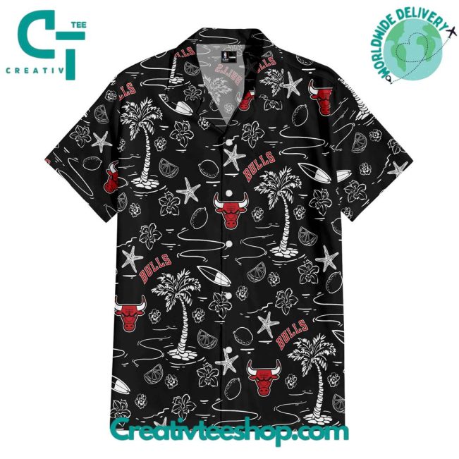 Chicago Bulls Hoops Legend Team Hawaiian Set - Teesmith