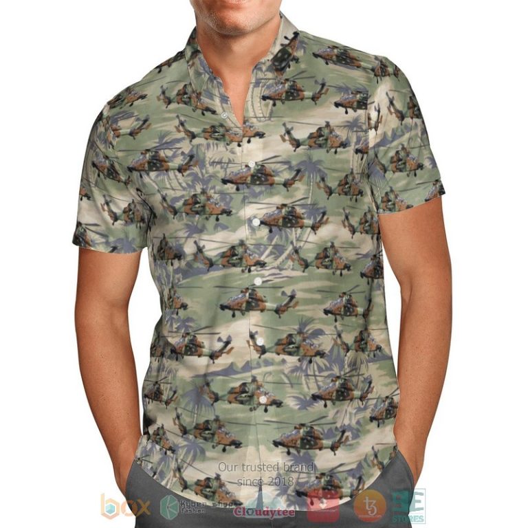 Eurocopter Tiger Hap Hcp French Army Hawaiian Shirt, Shorts - Hot Sale 2025