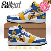 Vault 33 Fallout Girl Nike Air Jordan High Top Sneakers -Soulcals.com