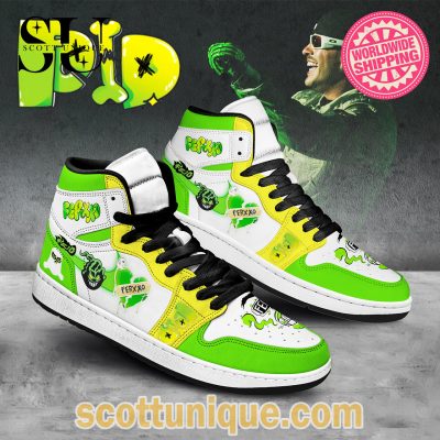 Premium Ferxxo Green Art Nike Air Jordan 1 Sneakers -Soulcals.com