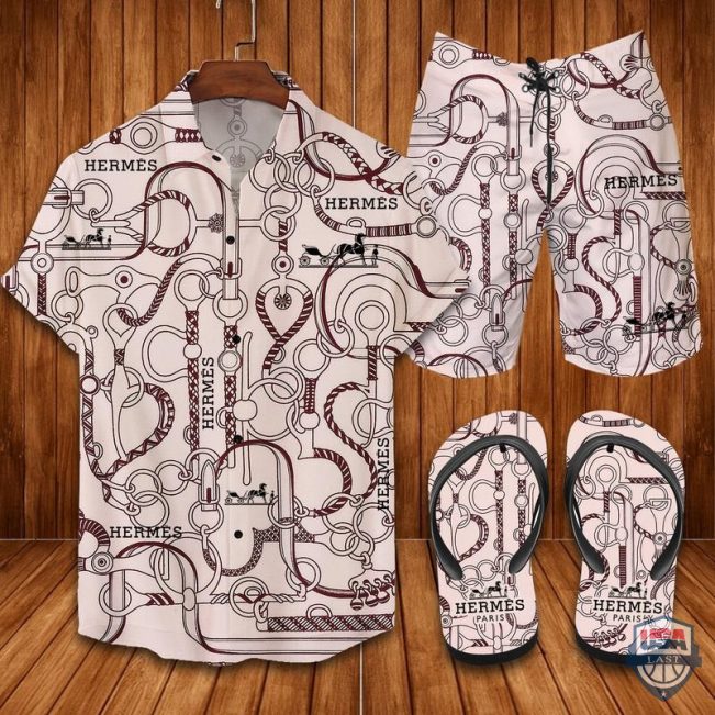 Hermes Hawaiian Shirt Beach Short 03 - Hot Sale 2025