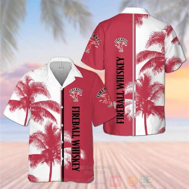 Fireball Cinnamon Whisky Coconut Hawaiian Shirt, Short - Hot Sale 2025