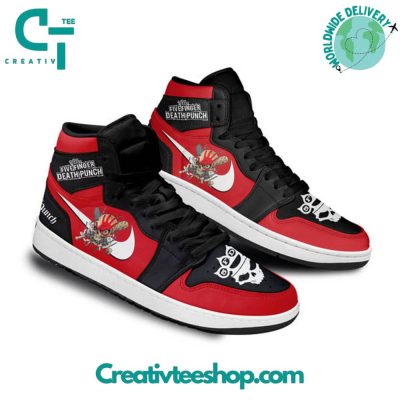 Five Finger Death Punch Air Jordan 1 Sneaker - soulcals.com