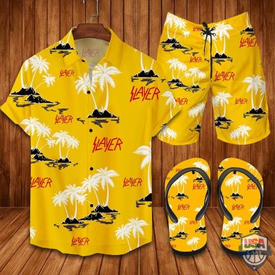 Slayer Band Hawaiian Shirt Beach Short - Hot Sale 2025