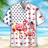 Flamingo Pattern Independence Day Is Coming Hawaiian Shirt Shorts.jpg - demo10