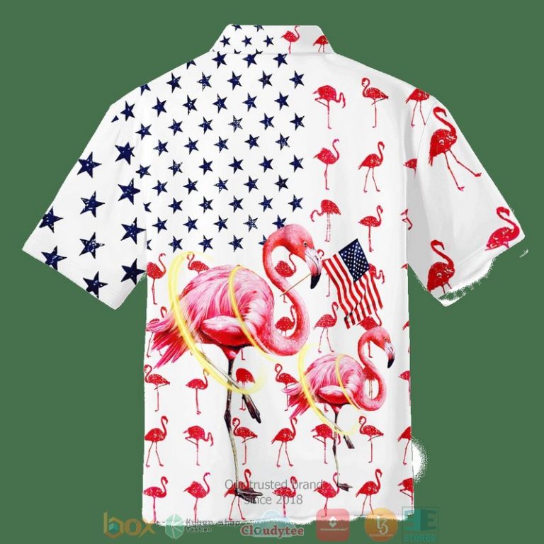 Flamingo Pattern Independence Day Is Coming Hawaiian Shirt, Shorts - Hot Sale 2025