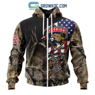 Florida Panthers NHL Special Camo Realtree Hunting Personalized Hoodie T Shirt