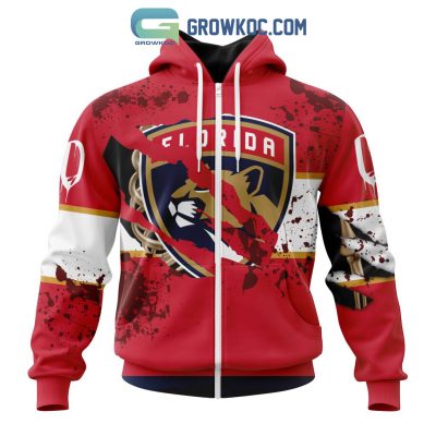 Florida Panthers NHL Special Design Jersey With Your Ribs For Halloween Hoodie T Shirt