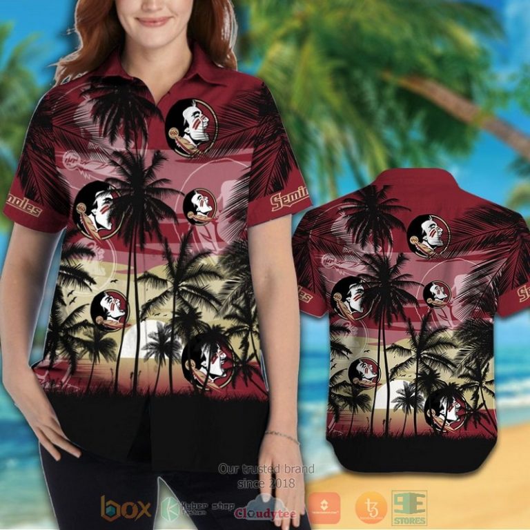 Florida State Seminoles Tropical Hawaiian Shirt And Shorts - Hot Sale 2025 Florida State Seminoles Tropical Hawaiian Shirt And Shorts - Hot Sale 2025
