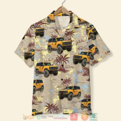 Ford Bronco Palm Tree Hawaiian Shirt, Shorts - Hot Sale 2025